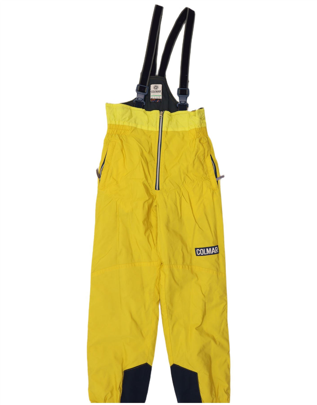 Colmar Mens Dungarees Ski Trousers IT 48 Medium Yellow Colourblock