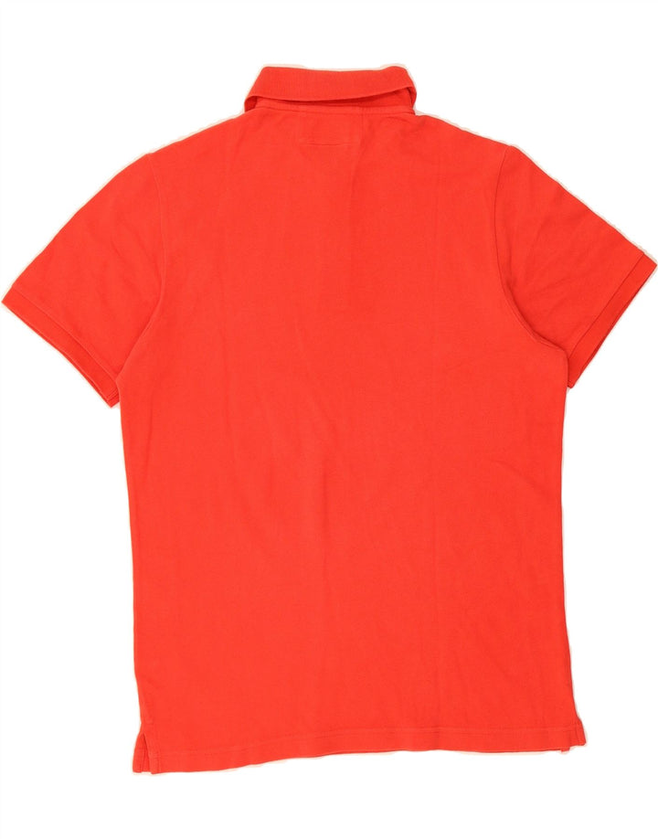 TRUSSARDI Mens Polo Shirt Medium Red Cotton Vintage Trussardi and Second-Hand Trussardi from Messina Hembry 