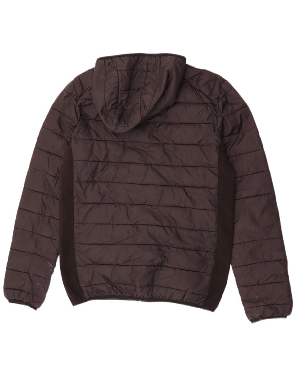 Giacca imbottita con cappuccio da uomo Ellesse UK 36 piccola in nylon nero