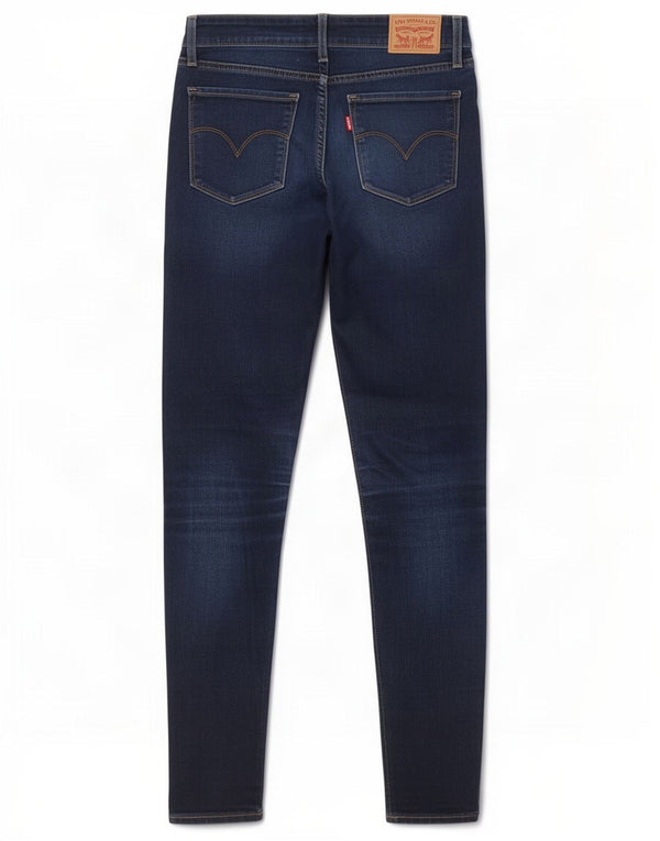 Женские джинсы скинни Levi's 711 W26 L30 Темно-синие, хлопок