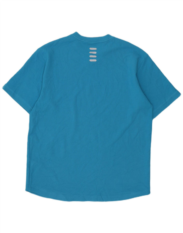 FILA Mens T-Shirt Top XL Blue Polyester