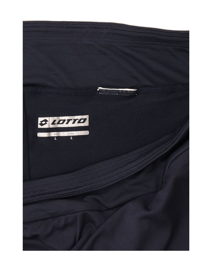 LOTTO Womens Skort UK 14 Large  Navy Blue Vintage Lotto and Second-Hand Lotto from Messina Hembry 