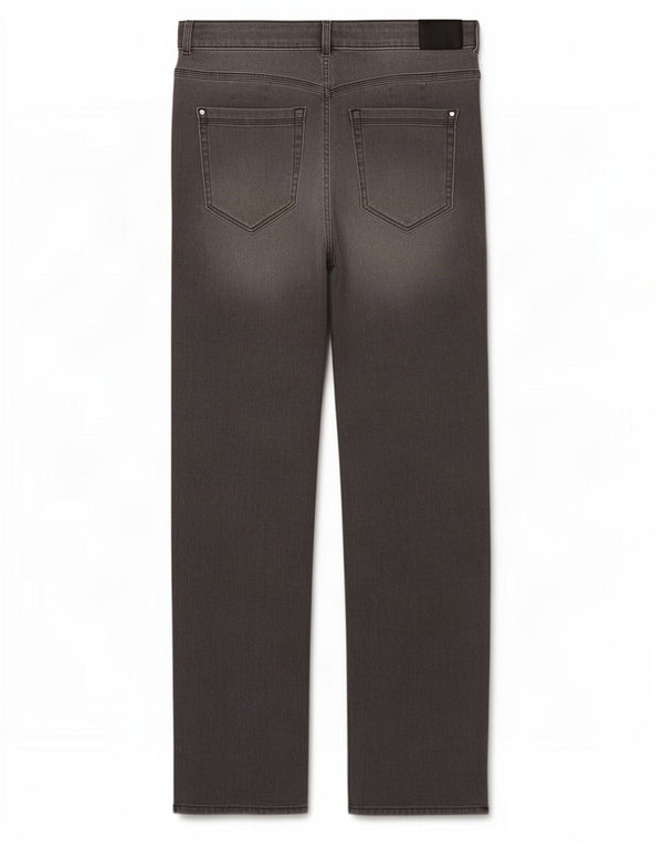Marks & Spencer ženske ravne traperice UK 16 Large W32 L28 Sivi pamuk