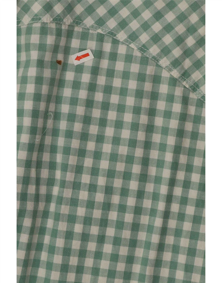 Camisa Levi's Hombre De Algodón A Cuadros Verde Medio