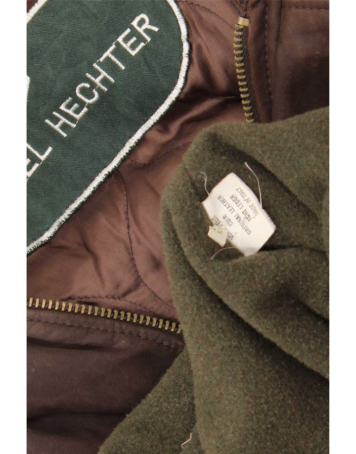 Giacca a vento in pelle da uomo Daniel Hechter IT 52 XL Marrone