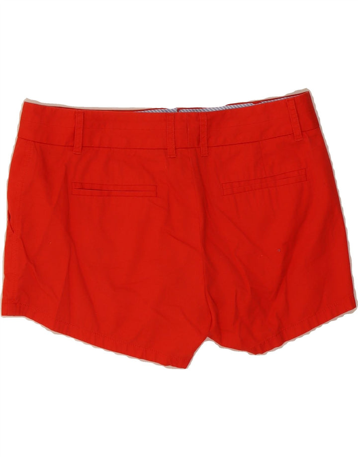 J. CREW Womens Broken In Hot Pants US 8 Medium W30  Red Cotton Vintage J. Crew and Second-Hand J. Crew from Messina Hembry 