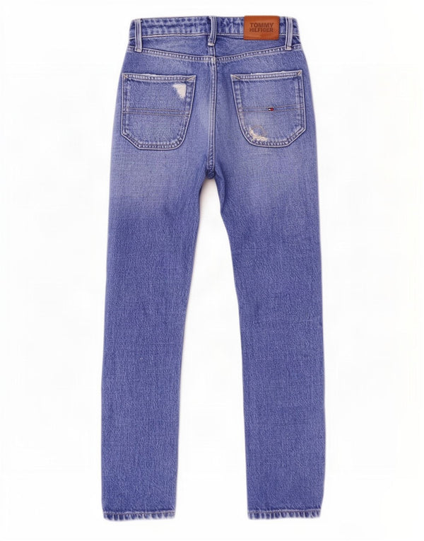 Tommy Hilfiger Jeans retos para meninas desgastados 9-10 anos W24 L26 Azul