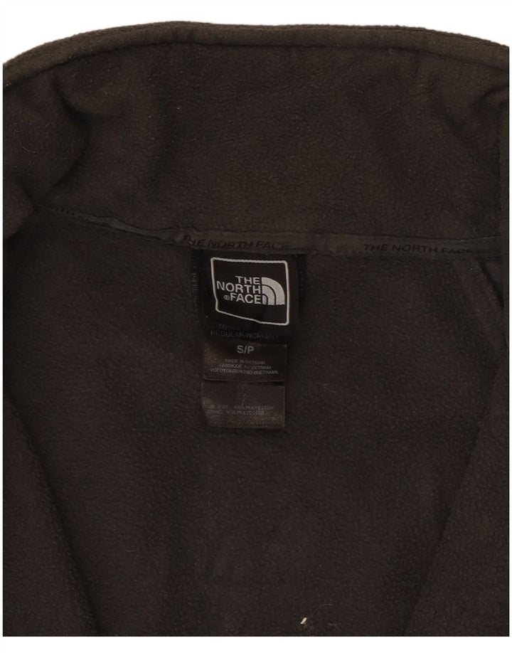 The North Face Mens Fleece Jacket UK 36 Small Grey Polyester