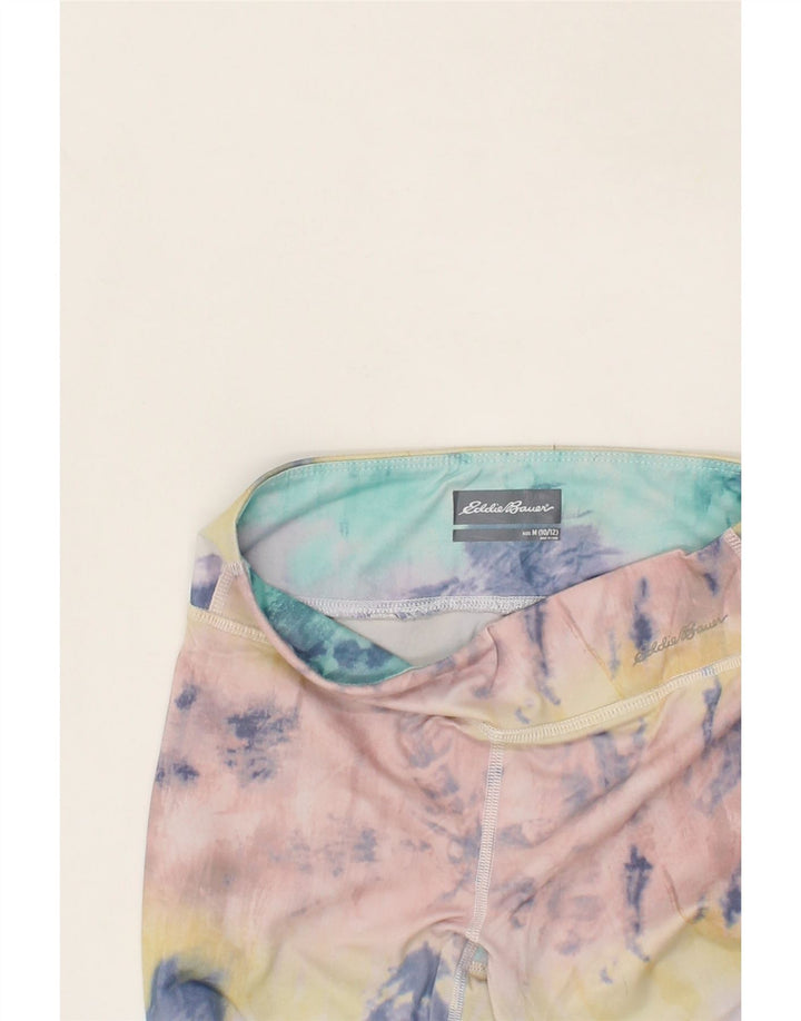 EDDIE BAUER Girls Leggings 10-11 Years Medium Multicoloured Tie Dye Vintage Eddie Bauer and Second-Hand Eddie Bauer from Messina Hembry 