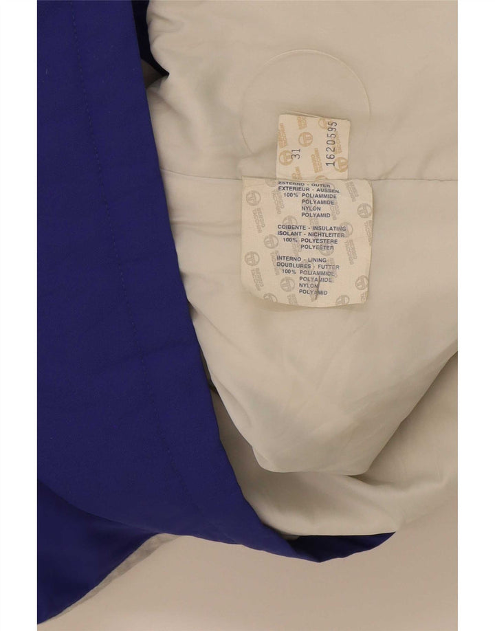 Sergio Tacchini Herre Hætte Skijakke IT 54 2XL Blå Colourblock Polyamid