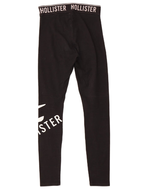 Leggings grafici Hollister da donna UK 6 XS neri