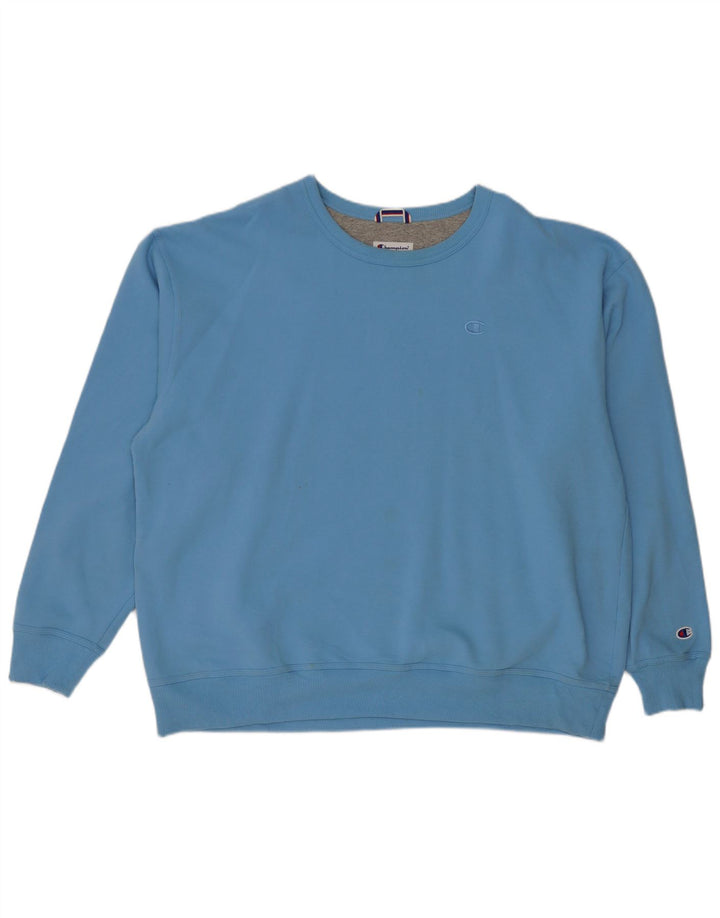 CHAMPION Mens Sweatshirt Jumper 2XL Blue Cotton