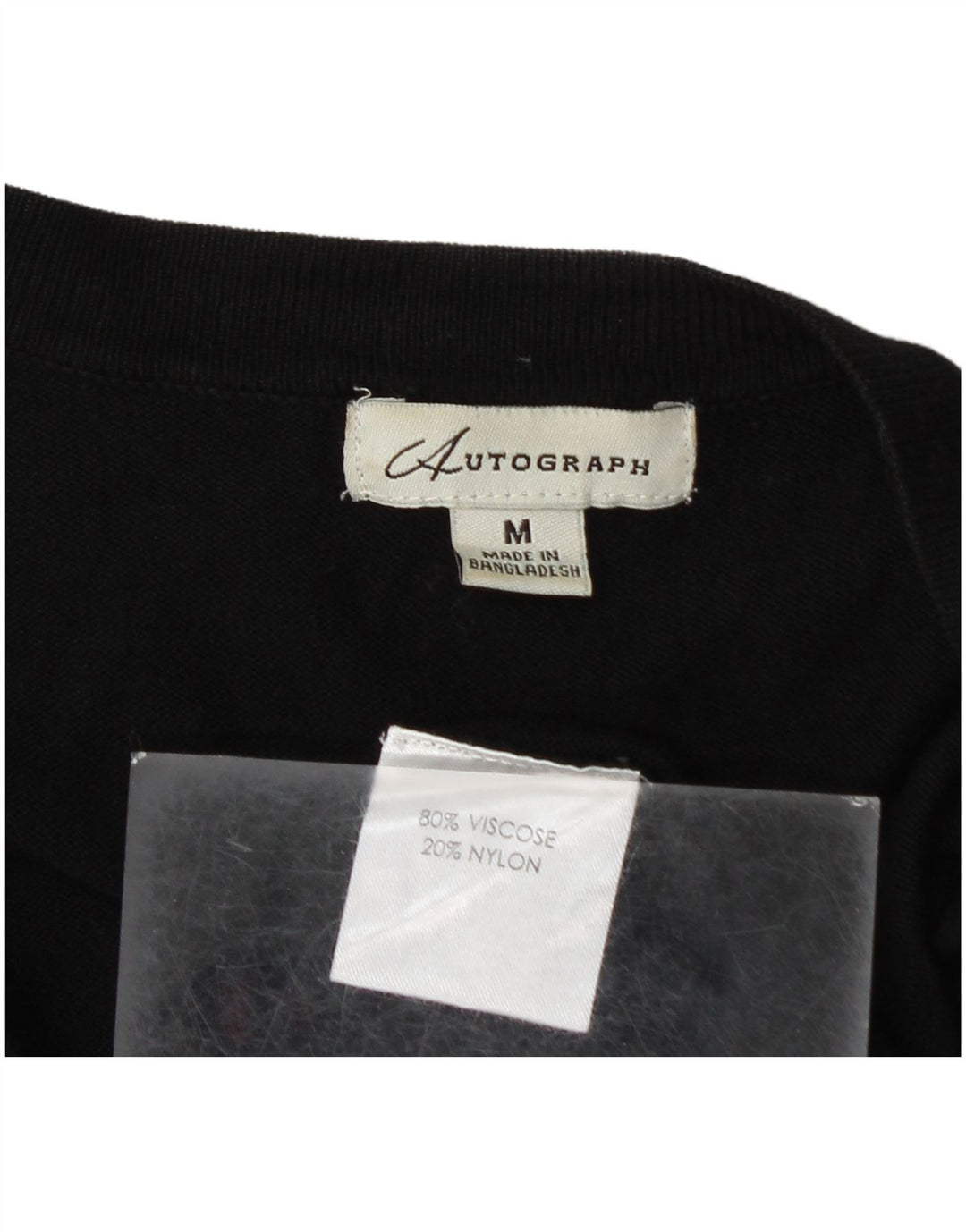 Marks & Spencer Womens Longline Cardigan Sweater UK 14 Medium Black