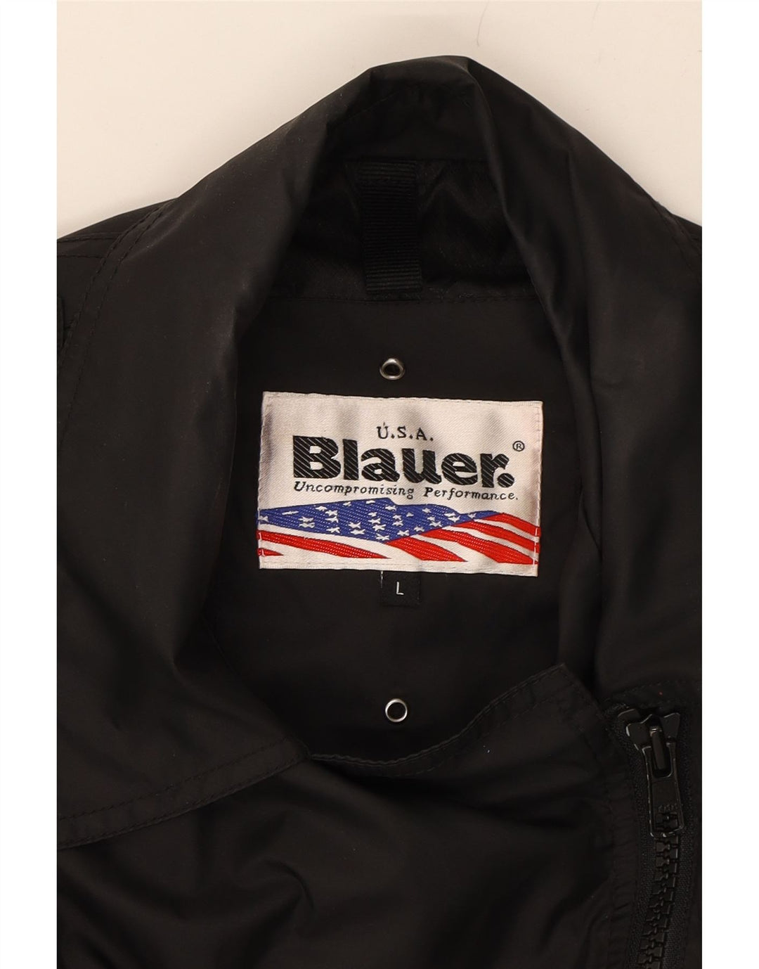BLAUER Womens Biker Jacket UK 16 Large Black Polyamide Vintage Blauer and Second-Hand Blauer from Messina Hembry 