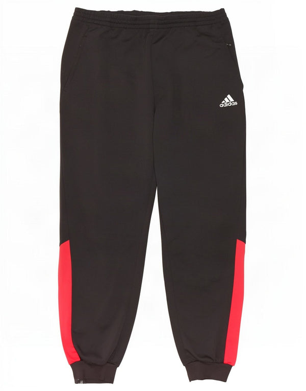 Adidas Herren Trainingshose Jogger UK 48/50 XL Schwarz Colourblock
