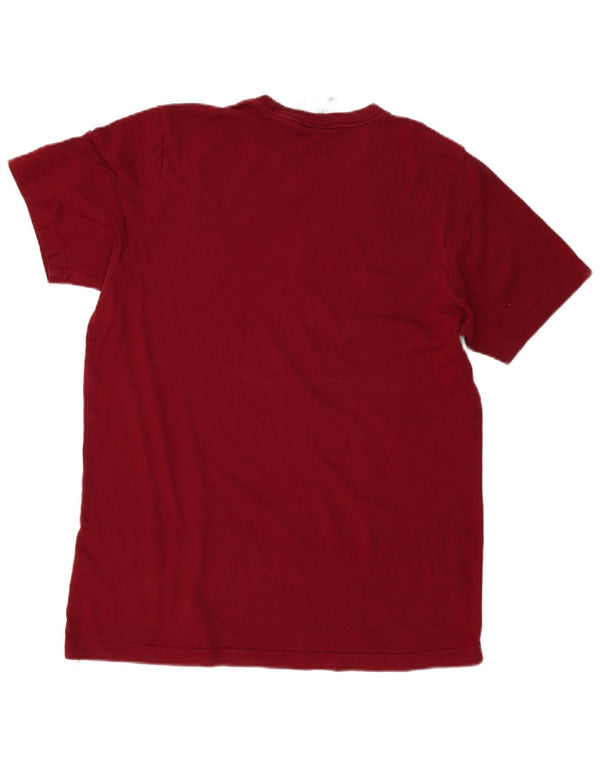 Adidas T-Shirt Homme Haut Large Coton Bordeaux