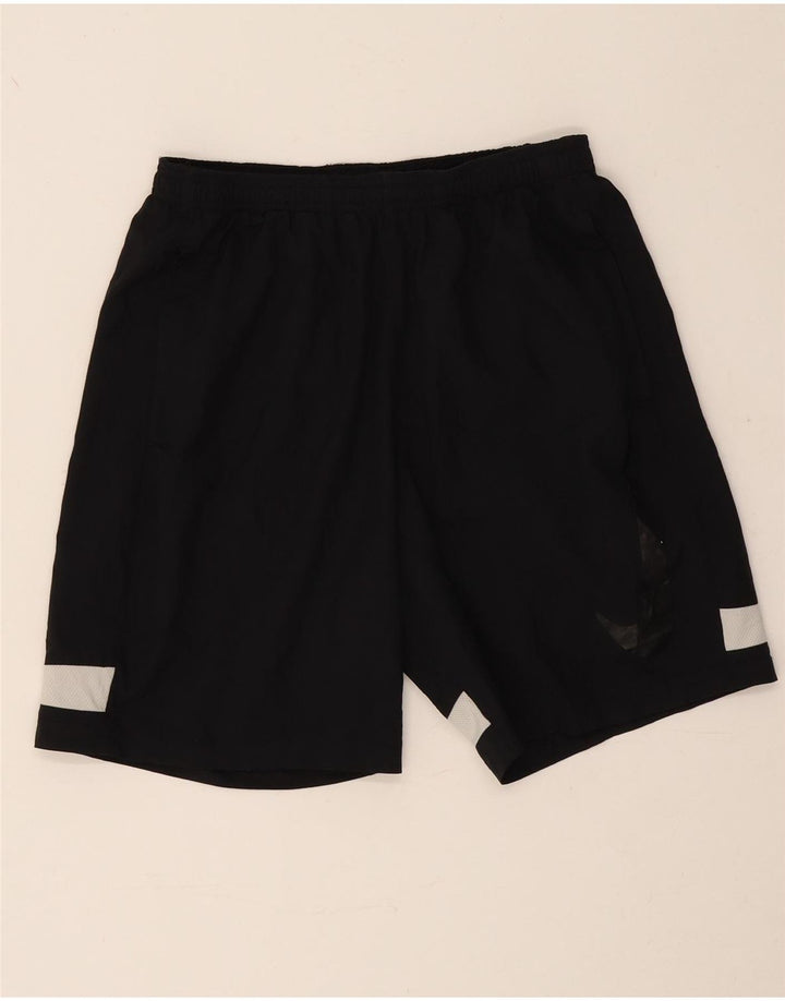 Nike Mens Dri Fit Graphic Sport Shorts Medium Black Colourblock Polyester