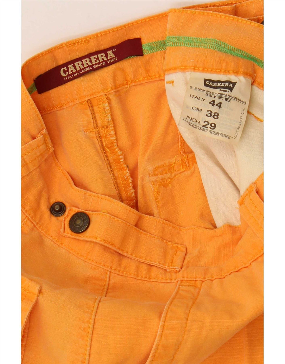 Carrera Herre Cargo Shorts W29 Small Orange Bomuld