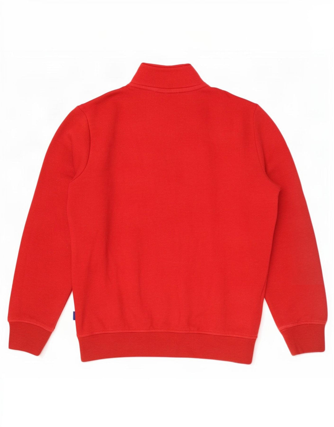 Superdry Sweatshirt med lynlås til mænd, medium rød bomuld