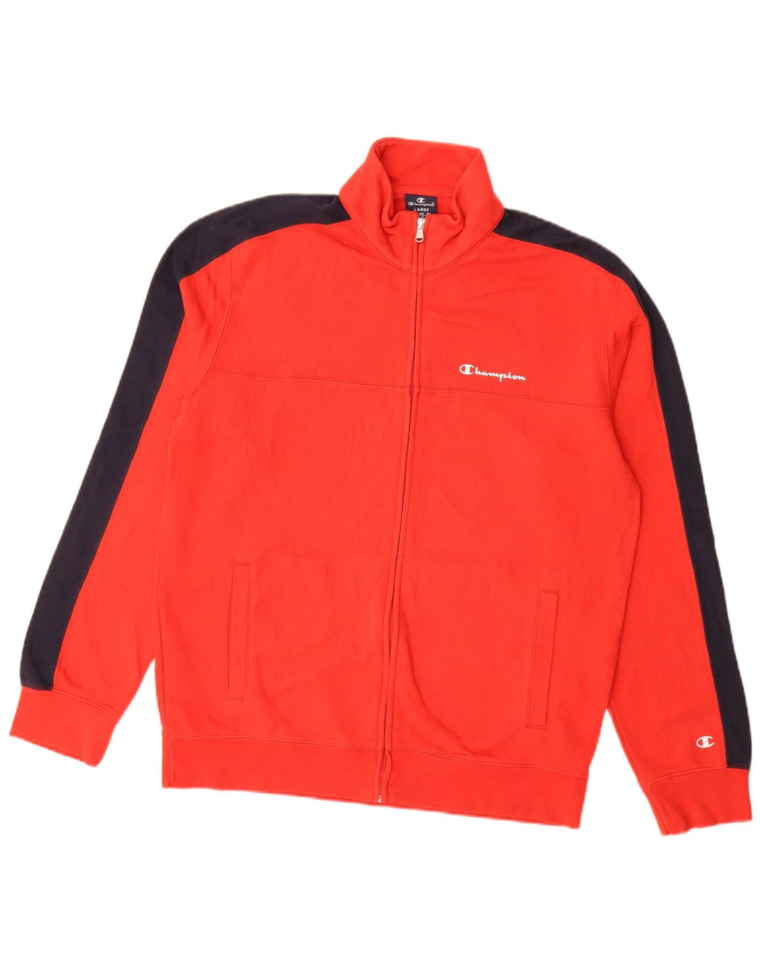 Champion Træningsdragt til mænd Topjakke Stor Rød Colourblock Polyester