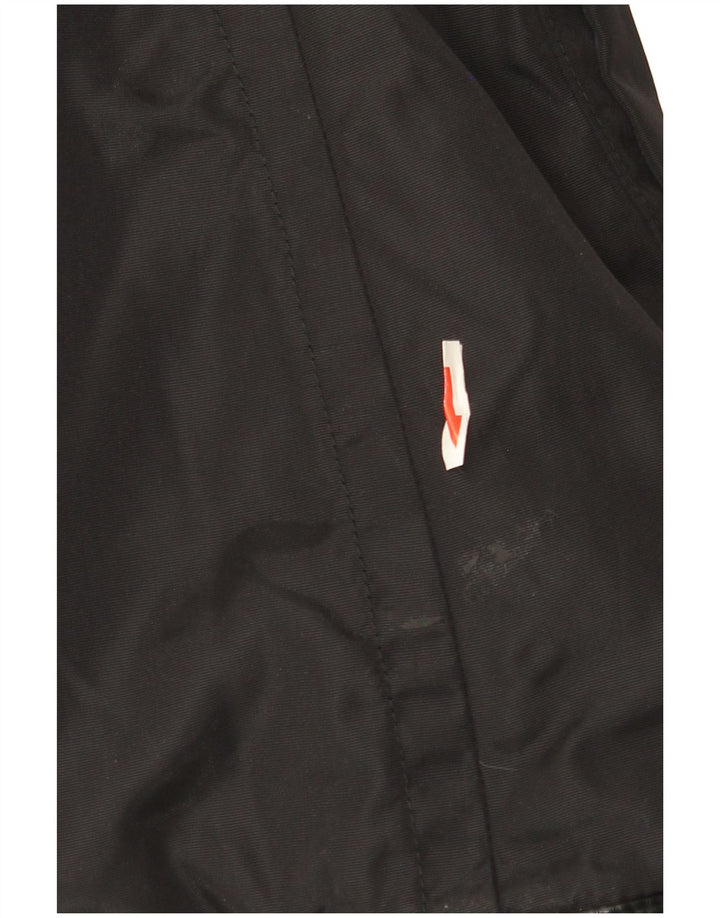 PEUTEREY Parka Mujer EU 40 Mediano Negro Poliamida