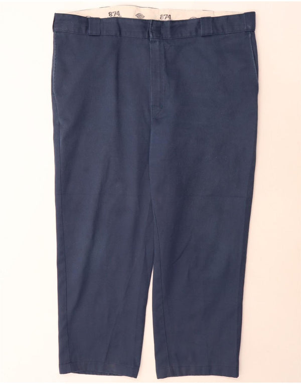 Dickies Mens 874 Original Fit Straight Παντελόνι Chino W44 L29 Navy Blue
