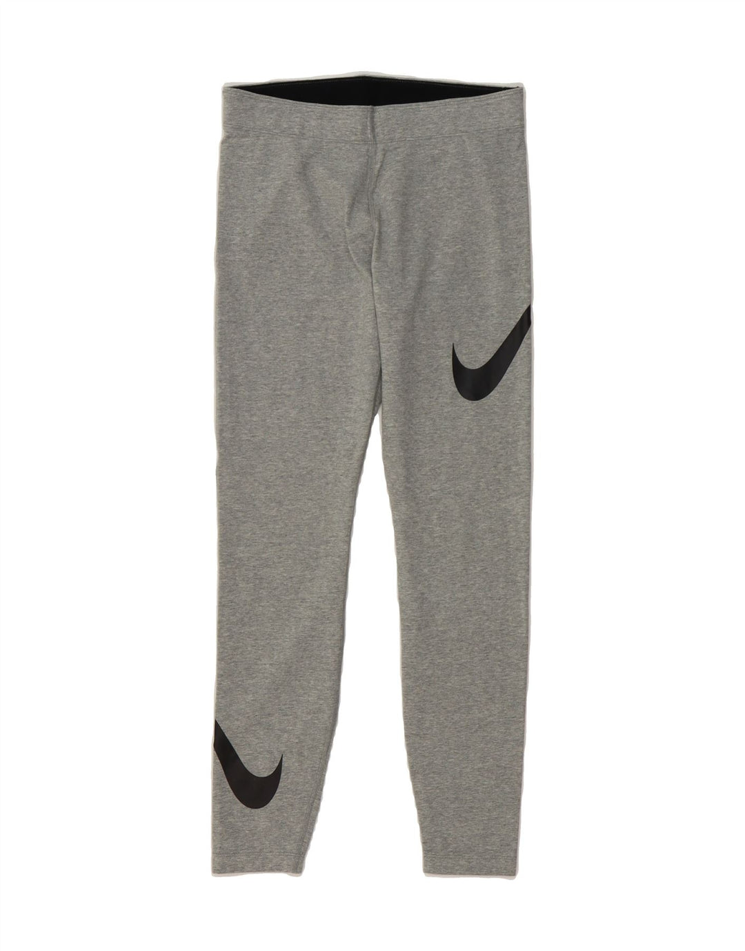 NIKE Womens Graphic Leggings UK 12 Medium  Grey Cotton Vintage Nike and Second-Hand Nike from Messina Hembry 