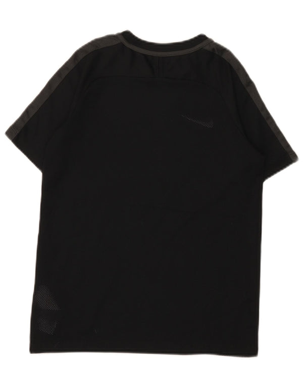 T-shirt da ragazzo Nike Dri Fit Top 10-11 anni blocco colore nero medio