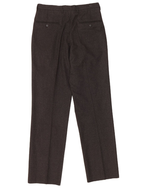 Pantaloni de costum vintage pentru bărbați IT 48 Medium L30 L33 Lână gri