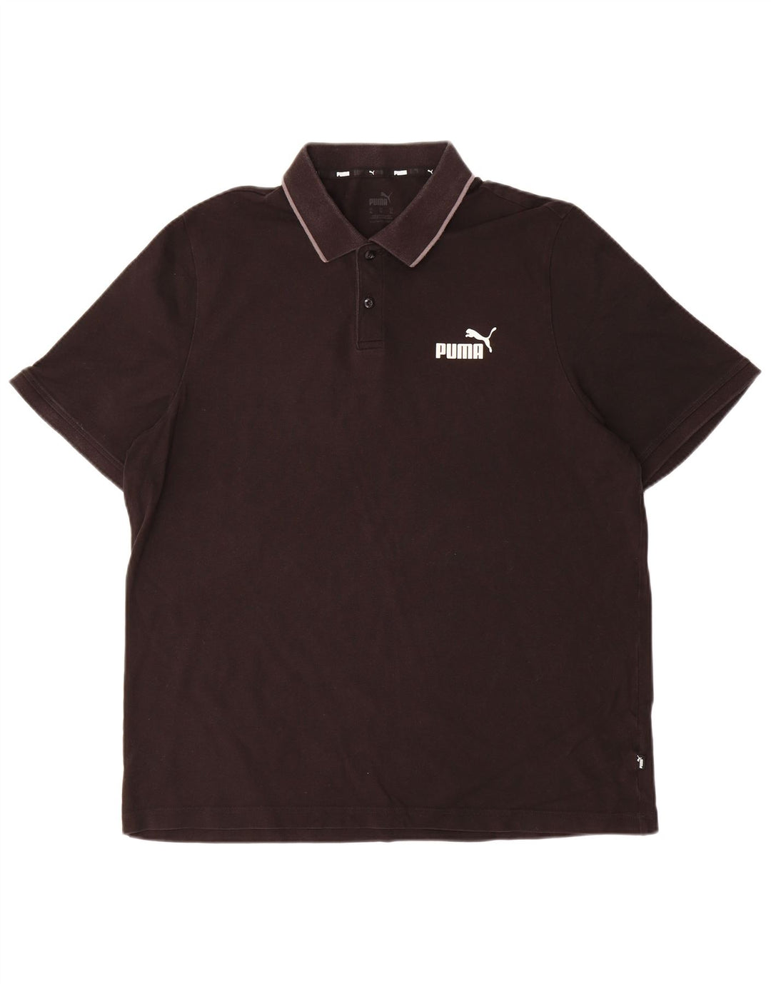 PUMA Mens Polo Shirt XL Black