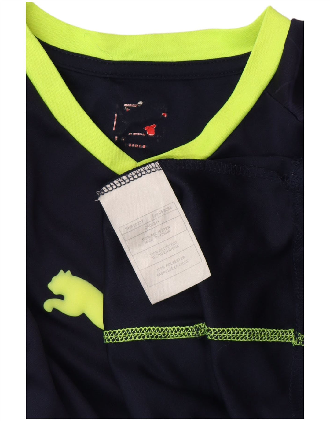 Damska koszulka z grafiką PUMA Top, średni granatowy poliester