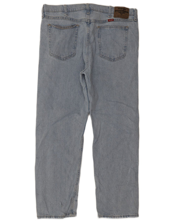 Jeans dritti da uomo Wrangler W36 L29 cotone blu