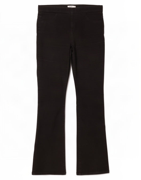 Marks & Spencer Damen Bootcut Freizeithose UK 14 Large W32 L31 Schwarz