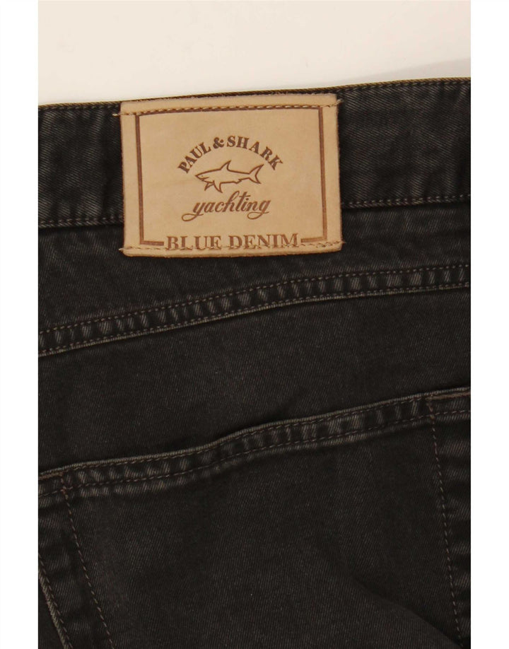 Blugi drepti pentru femei Paul & Shark W36 L33 maro