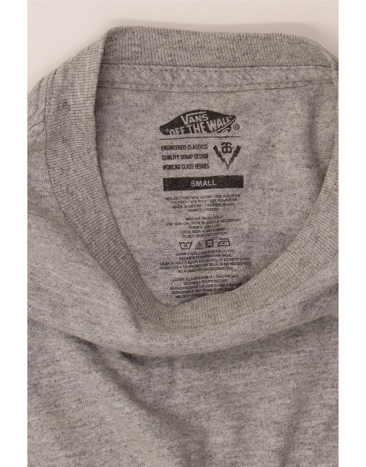 VANS Mens Graphic T-Shirt Top Small Grey Cotton Vintage Vans and Second-Hand Vans from Messina Hembry 