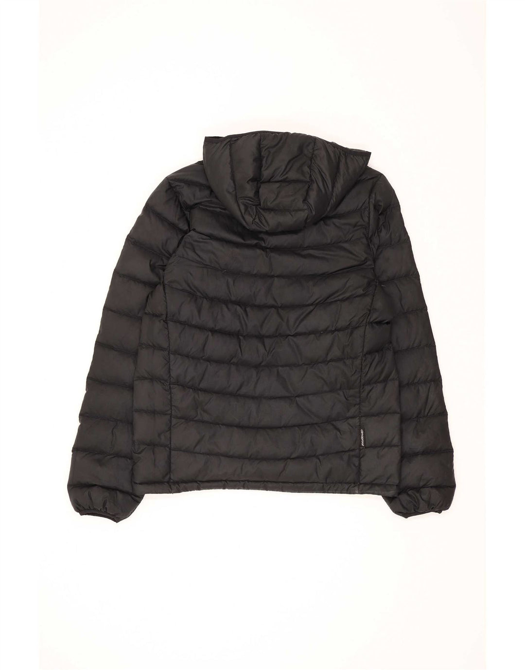 Giacca imbottita con cappuccio da donna Adidas UK 18 XL poliestere nero