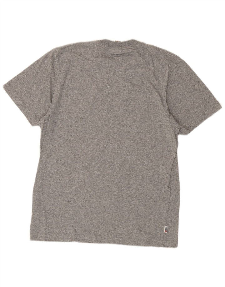Franklin Marshall Mens Graphic T-Shirt Top Medium Grey Cotton