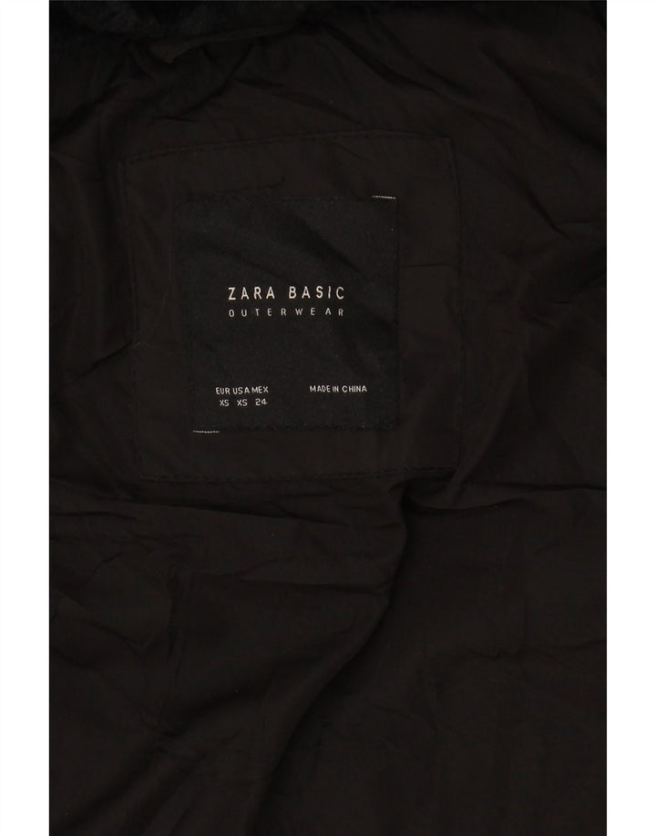 ZARA Womens Padded Jacket UK 6 XS Black