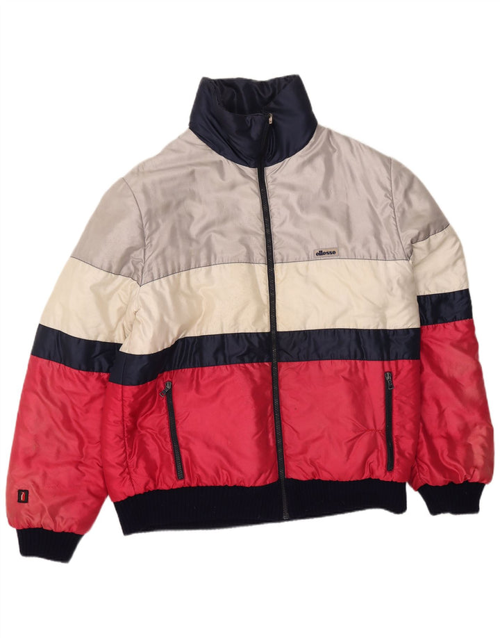 Ellesse Mens Reversible Jacket IT 54 2XL Navy Blue