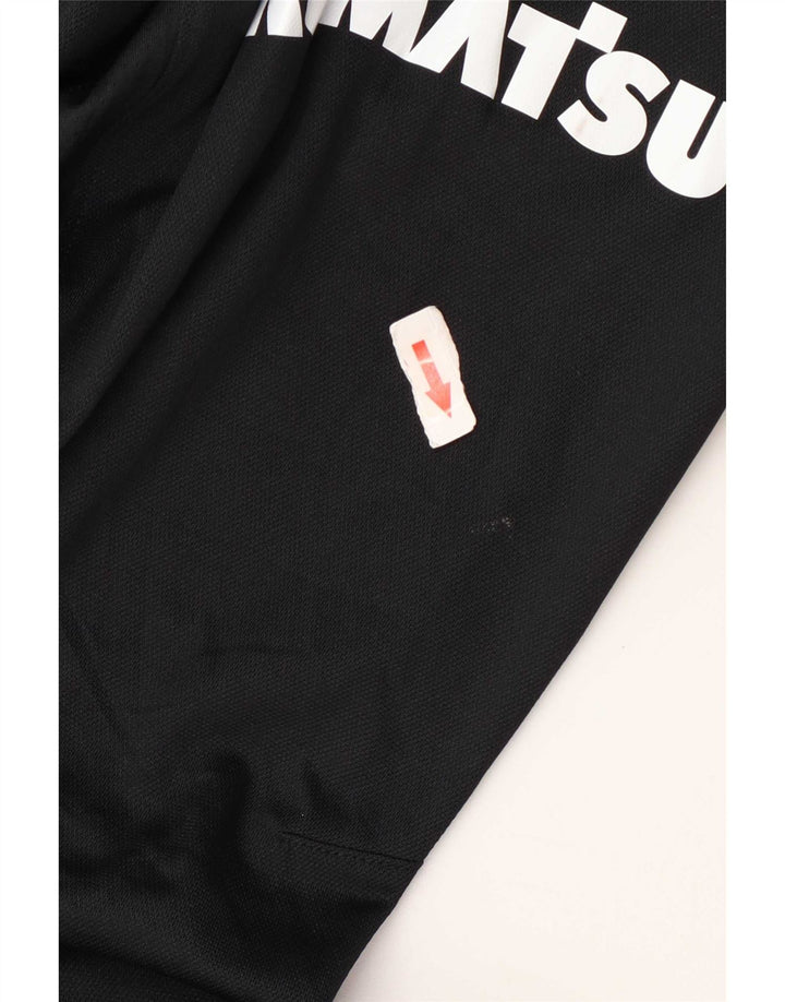 Pantalon de survêtement graphique Nike pour homme en polyester color block noir moyen