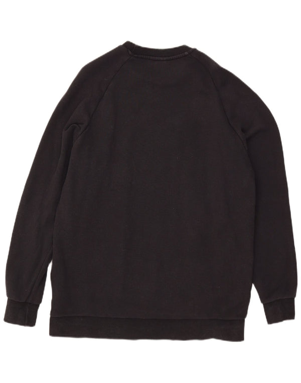 Adidas Mens Graphic Sweatshirt Jumper Large Black Cotton