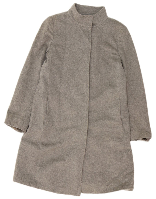 Max Mara Γυναικείο Πανωφόρι UK 10 Small Grey Wool