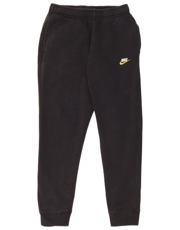 Nike Pantalon de survêtement pour femme en coton noir moyen UK 14