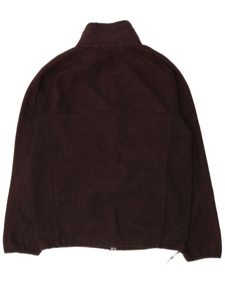 Nautica Mens Fleece Jacket UK 38 Medium Black Polyester