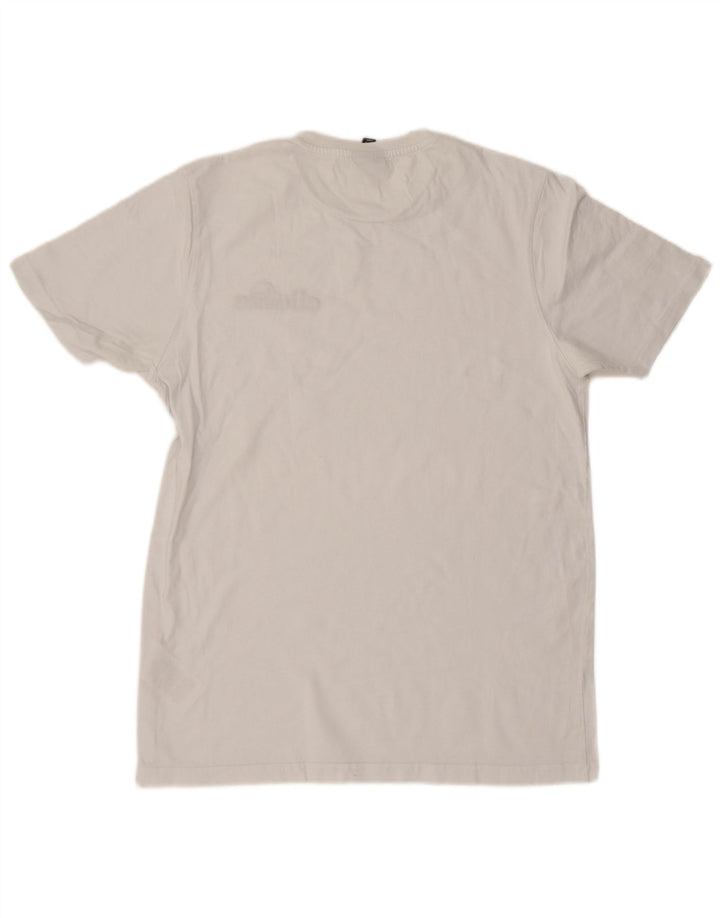 Ellesse Mens T-Shirt Top Large White Cotton