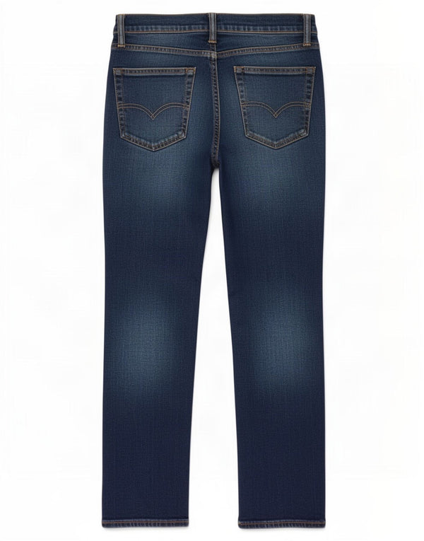 Levi's Mens Distressed Slim Jeans W32 L27 Azul Algodão