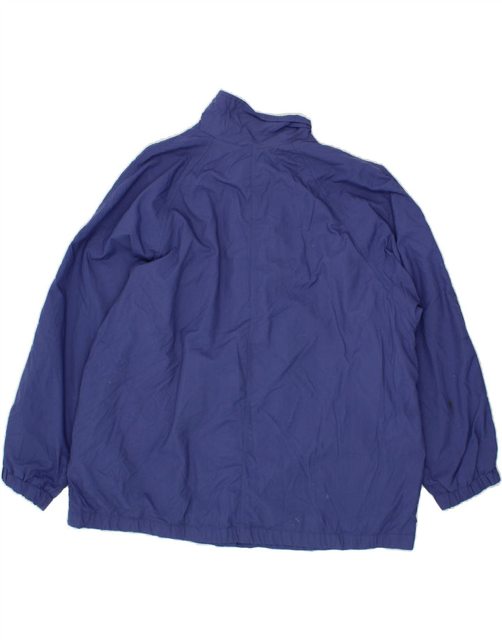 EDDIE BAUER Womens Oversized Rain Jacket UK 18 XL Navy Blue Nylon Vintage Eddie Bauer and Second-Hand Eddie Bauer from Messina Hembry 