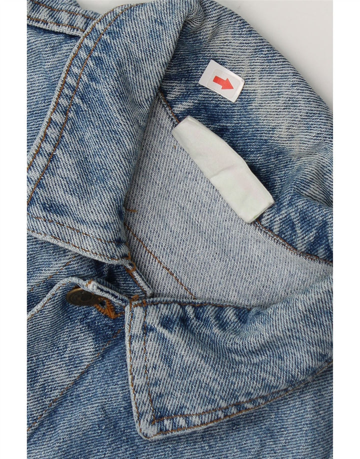 Benetton Jeansjacke für Jungen, 7–8 Jahre, groß, blaue Baumwolle