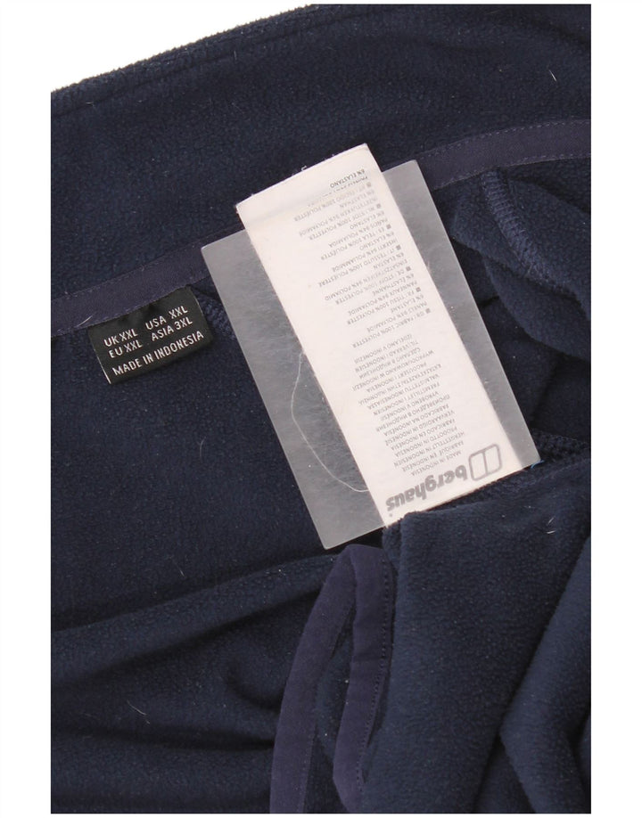 Berghaus Mens Fleece Jacket UK 44 2XL Navy Blue Polyester