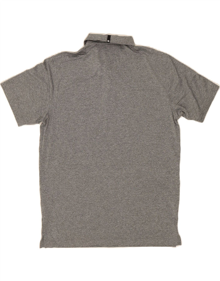 PUMA Mens Polo Shirt Large Grey Polyester Vintage Puma and Second-Hand Puma from Messina Hembry 